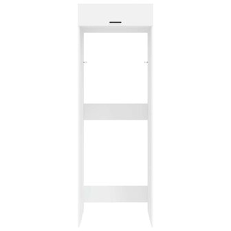 Wasmachinekast met opslag Wit 67,5 x 68 x 200 cm Bewerkt hout 6