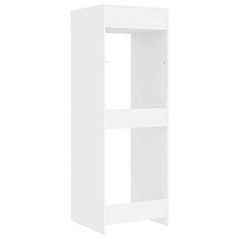 Wasmachinekast met opslag Wit 67,5 x 68 x 200 cm Bewerkt hout 8
