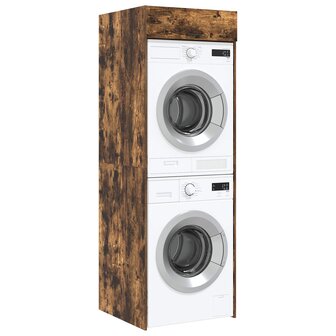 Wasmachinekast Gerookt eiken 67,5 x 68 x 200 cm Bewerkt hout 3