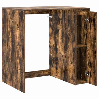 Wasmachinekast Gerookt eiken 87 x 60 x 89 cm Bewerkt hout 5