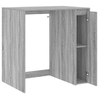 Wasmachinekast Grijs Sonoma 87 x 60 x 89 cm Bewerkt hout 5