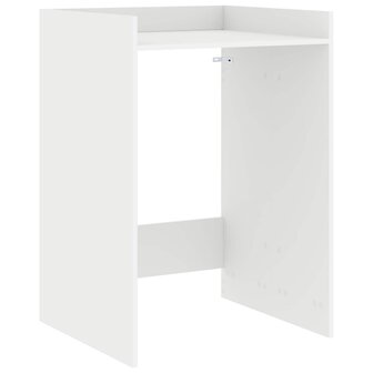 Wasmachinekast met opslag Wit 67,5 x 62 x 97 cm Bewerkt hout 2