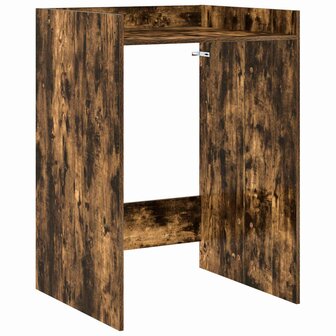 Wasmachinekast Gerookt eiken 67,5 x 62 x 97 cm Bewerkt hout 2