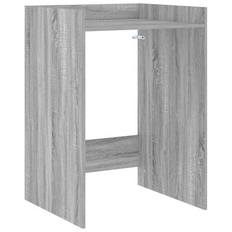 Wasmachinekast Grijs Sonoma 67,5 x 62 x 97 cm Bewerkt hout 2