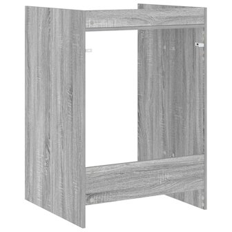 Wasmachinekast Grijs Sonoma 67,5 x 62 x 97 cm Bewerkt hout 7