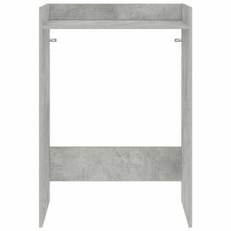 Wasmachinekast met opslag Beton 67,5 x 48 x 97 cm Bewerkt hout 5