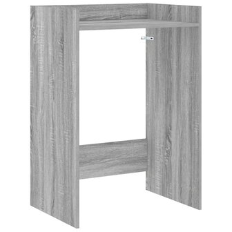 Wasmachinekast Grijs Sonoma 67,5 x 48 x 97 cm Bewerkt hout 2