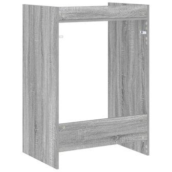 Wasmachinekast Grijs Sonoma 67,5 x 48 x 97 cm Bewerkt hout 7