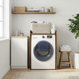 Wasmachinekast Oudhout 67,5 x 48 x 97 cm Bewerkt hout 1