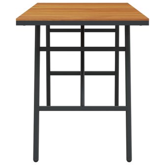 Eettafel Bruin 110 x 55 x 61,5 cm Massief Acaciahout 4