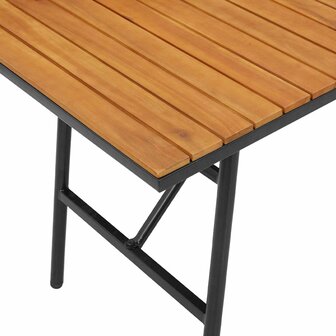 Eettafel Bruin 110 x 55 x 61,5 cm Massief Acaciahout 6