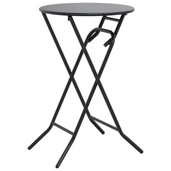 Tuintafel Antraciet 50 x 50 x 72 cm Metaal 2