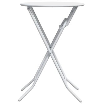 Tuintafel Wit 50 x 50 x 72 cm Metaal 6