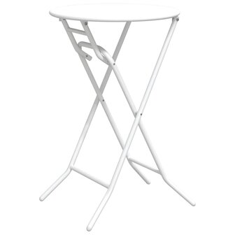 Tuintafel Wit 50 x 50 x 72 cm Metaal 7