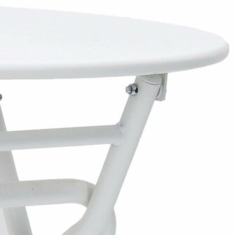 Tuintafel Wit 50 x 50 x 72 cm Metaal 9
