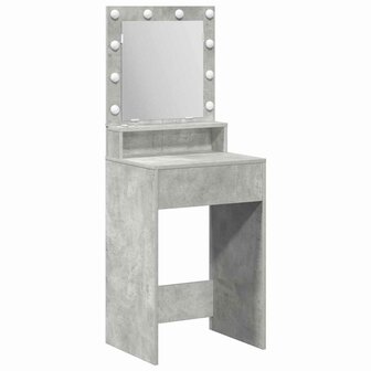 Kaptafel Beton Grijs 50 x 41 x 135 cm Bewerkt hout 2