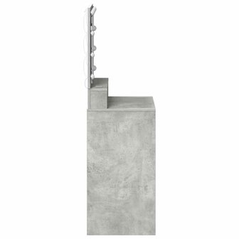 Kaptafel Beton Grijs 50 x 41 x 135 cm Bewerkt hout 5