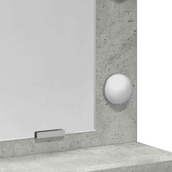 Kaptafel Beton Grijs 50 x 41 x 135 cm Bewerkt hout 8