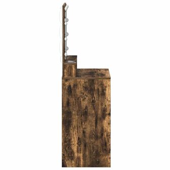 Kaptafel Gerookt eiken 50 x 41 x 135 cm Bewerkt hout 5