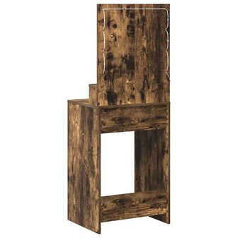 Kaptafel Gerookt eiken 50 x 41 x 135 cm Bewerkt hout 6
