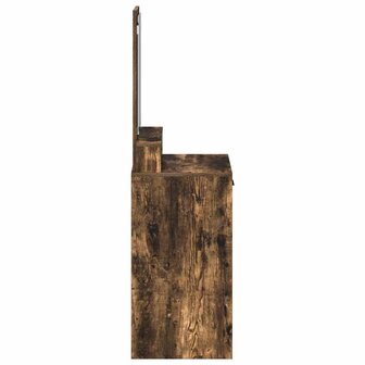 Kaptafel Gerookt eiken 50 x 41 x 140 cm Bewerkt hout 7