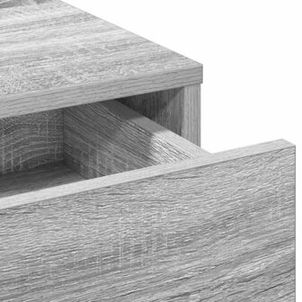Kaptafel Grijs Sonoma 50 x 41 x 140 cm Bewerkt hout 9
