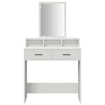 Kaptafel met lade Wit 79 x 41 x 140 cm Bewerkt hout 6