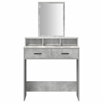 Kaptafel met lade Beton Grijs 79 x 41 x 140 cm Bewerkt hout 6