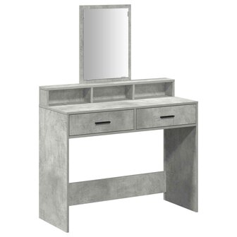 Kaptafel Beton Grijs 100 x 41 x 140 cm Bewerkt hout 2