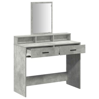 Kaptafel Beton Grijs 100 x 41 x 140 cm Bewerkt hout 5