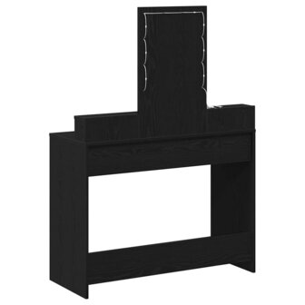 Kaptafel met lade Zwart 100 x 41 x 140 cm Bewerkt hout 7