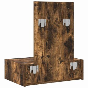 Kaptafel met lade Bruin 60 x 40 x 70 cm Bewerkt hout 8