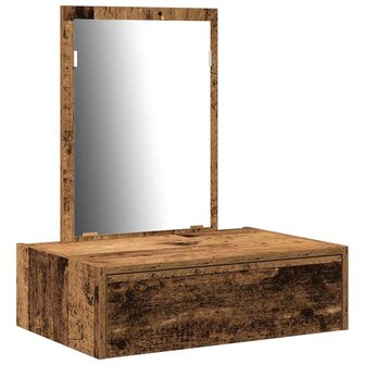 Kaptafel met lade Bruin 60 x 40 x 70 cm Bewerkt hout 2