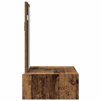 Kaptafel met lade Bruin 60 x 40 x 70 cm Bewerkt hout 7