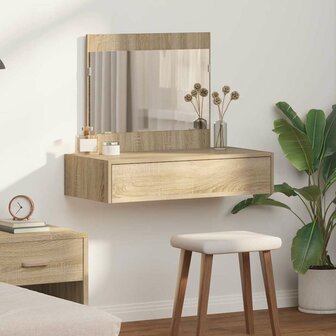 Kaptafel met lade Bruin 83 x 40 x 70 cm Bewerkt hout 1