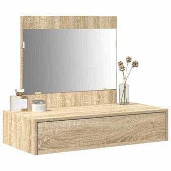 Kaptafel met lade Bruin 83 x 40 x 70 cm Bewerkt hout 3