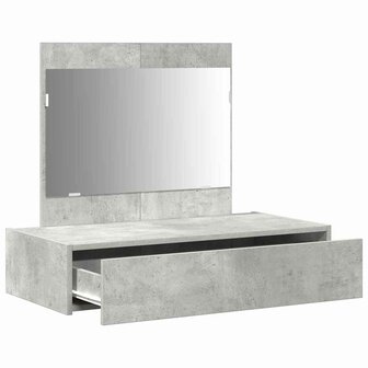 Kaptafel met lade Grijs 83 x 40 x 70 cm Bewerkt hout 5