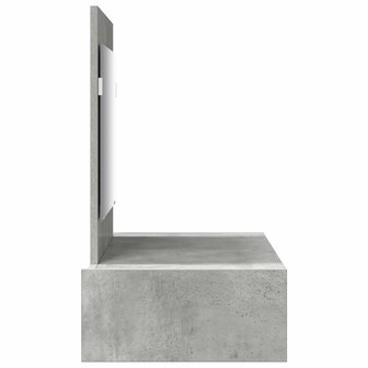 Kaptafel met lade Grijs 83 x 40 x 70 cm Bewerkt hout 7
