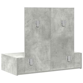 Kaptafel met lade Grijs 83 x 40 x 70 cm Bewerkt hout 8
