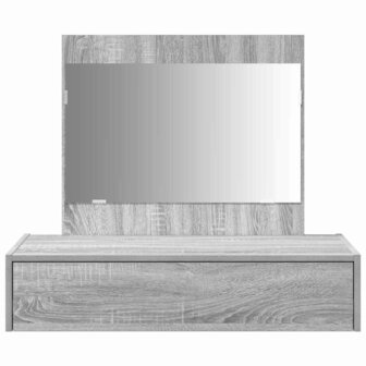 Kaptafel met lade Grijs 83 x 40 x 70 cm Bewerkt hout 6