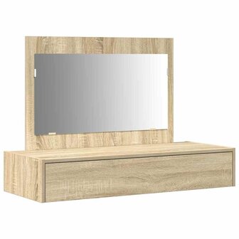 Kaptafel met lade Bruin 100 x 40 x 70 cm Bewerkt hout 2