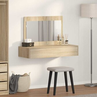 Kaptafel met lade Bruin 100 x 40 x 70 cm Bewerkt hout 4