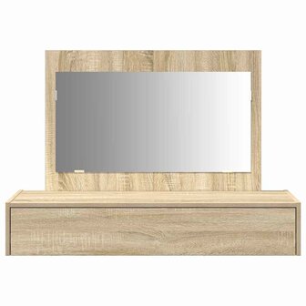 Kaptafel met lade Bruin 100 x 40 x 70 cm Bewerkt hout 6