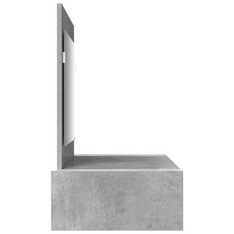 Kaptafel met lade Grijs 100 x 40 x 70 cm Bewerkt hout 7