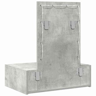 Kaptafel met lade Grijs 60 x 40 x 70 cm Bewerkt hout 7
