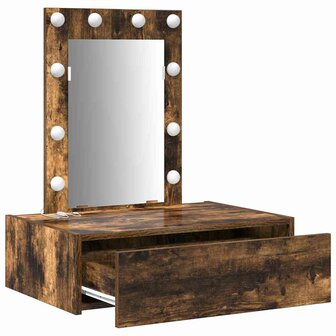 Kaptafel met lade Bruin 60 x 40 x 70 cm Bewerkt hout 4