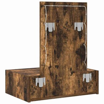 Kaptafel met lade Bruin 60 x 40 x 70 cm Bewerkt hout 7