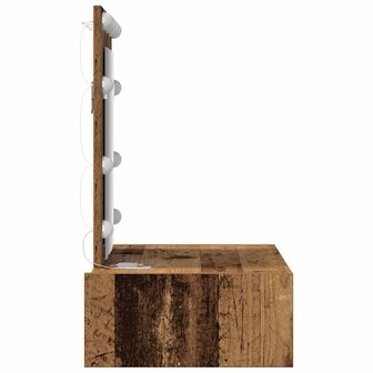 Kaptafel met lade Bruin 60 x 40 x 70 cm Bewerkt hout 6