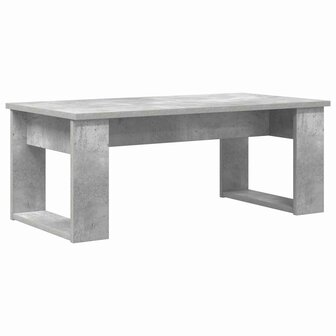 Salontafelset2 pcs Beton Grijs Bewerkt hout 7