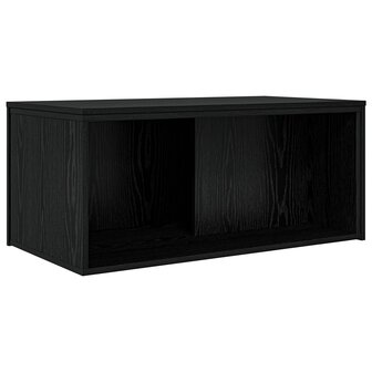 Salontafelset2 pcs Zwart Eiken Bewerkt hout 5
